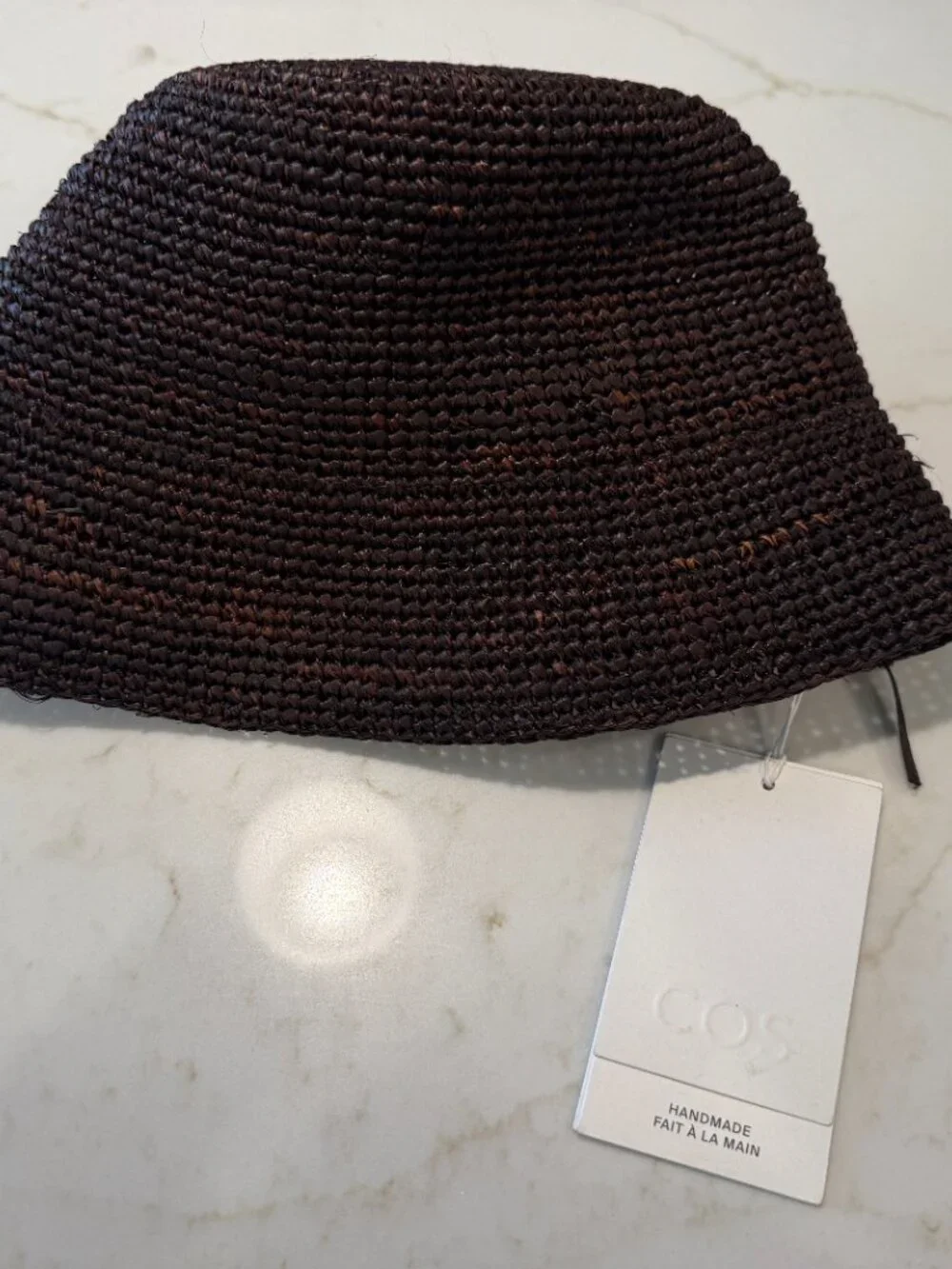 NWT COS Raffia Bucket Bag - Picture 5 of 7